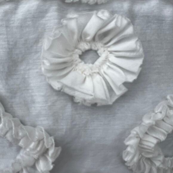 J. Crew women’s size 8, sleeveless white top with accent ribbon - Picture 9 of 11